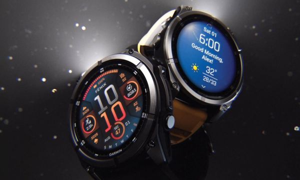 Garmin fenix 8 AMOLED 47 мм сірий з чорним ремінцем